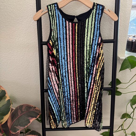 BCBG Multicolor Sequin Mini Dress - Picture 1 of 5